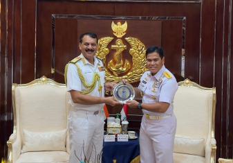 सी.एन.एस. का इंडोनेशिया के आधिकारिक दौरे पर आगमन