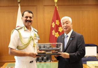 ADMIRAL DINESH K TRIPATHI, CNS,CALLED ON HE MR GEN NAKATANI, HON’BLE DEFENCE MINISTER OF JAPAN
