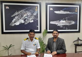 NHQ/DCP Signed a Landmark MoU with Gitam Deemed University, in Esteemed Presence of Rear Admiral Aditya Hara, ACOP(AC)