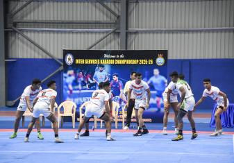  INTER SERVICES KABADDI CHAMPIONSHIP AT VISAKHAPATNAM