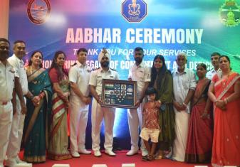 AABHAR CEREMONIES WERE HELD AT EASTERN NAVAL COMMAND 