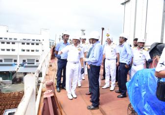 KEEL LAYING OF FOURTH EX-GSL NGOPV (YARD 1283)