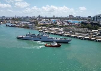 Indian Naval Ship Talwar Arrives in Mombasa, Kenya