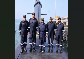 HON’BLE PRESIDENT UNDERTAKES MAIDEN DIVE SORTIE ONBOARD INS VAGHSHEER