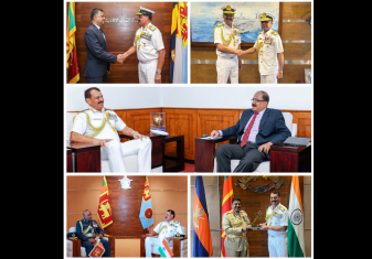 CNS ADMIRAL DINESH K TRIPATHI DURING HIS VISIT TO SRILANKA