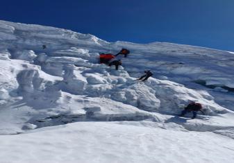 Ms Kaamya Karthikeyan Summits Mt. Lobuche East