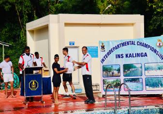 INS Kalinga Hosted an Inter Departmental Jaltarang Championship