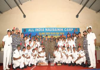 All India Nau Sainik Camp 2024 Concludes  at INS Shivaji
