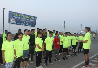 Vizag Navy Marathon Training Camp