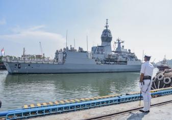 Indian Navy Extends a Hearty Welcome to HMAS Stuart of The Royal Australian Navy 