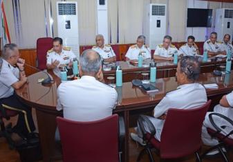 Gen. Yoshihide Yoshida, Chief of Staff, Joint Staff, Japan, was Briefed on Various Aspects of The Command at HQENC, Visakhapatnam