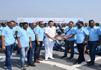 Eastern Naval Command Hosted 105 Naval Veterans of 197 Mer Sailors Batch