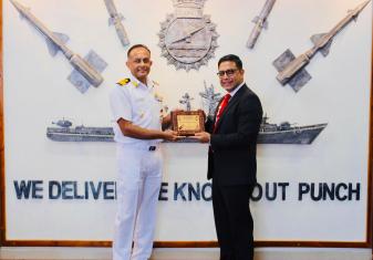 भा.नौ.पो. कलिंगा ने सिगाची इंडस्ट्रीज के साथ एक समझौता ज्ञापन पर हस्ताक्षर किए हैं ताकि विजागनेवीमैराथन शुरू किया जा सके।