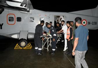   MEDEVAC OF A CRITICALLY ILL PATIENT FROM LAKSHADWEEP 