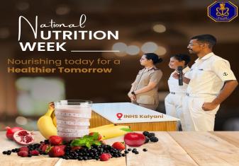 INHS KALYANI CELEBRATED NUTRITION WEEK