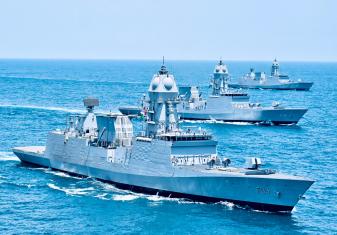 DEPLOYMENT OF ALL THREE NILGIRI CLASS SHIPS