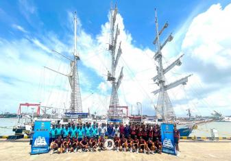 INS TARANGINI, THE INDIAN NAVY’S FIRST SAIL TRAINING SHIP, VISITED  DON BOSCO ORPHANAGE