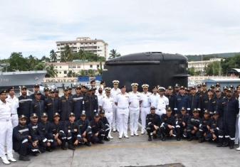 Vice Admiral Rajesh Pendharkar, FOCINC, ENC, Visited INS Karanj