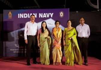 ADMIRAL DINESH K TRIPATHI CHIEF OF NAVAL STAFF INTERACTED WITH NAVAL VETERANS AT KOCHI DURING HIS VISIT TO SOUTHERN NAVAL COMMAND ON 25 MAR 25.