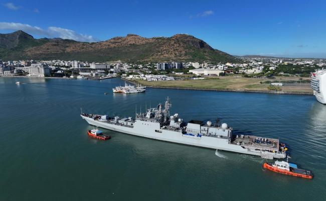 OPERATIONALLY DEPLOYED INS TEG ARRIVES AT PORT LOUIS, MAURITIUS 