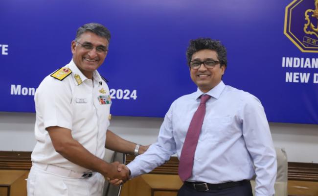 Signing of Memorandum of Understanding (MoU), Indian Navy and VV Giri National Labour Institution (VVGNLI)