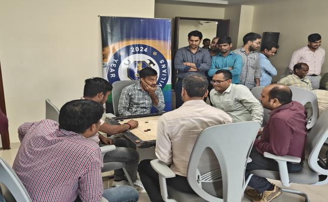 The Civilian Sports League (CSL) kicks off today at Nau Sena Bhawan with an exciting Carrom competition!