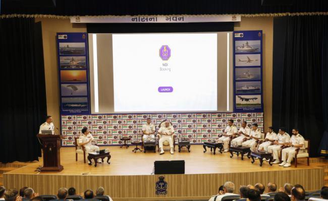 Indian Navy's Maiden Initiative to Provide A Single Point Access for Room Booking Services in The Naval Officers' Institutes Across The Navy, was Launched on 25 April 24.