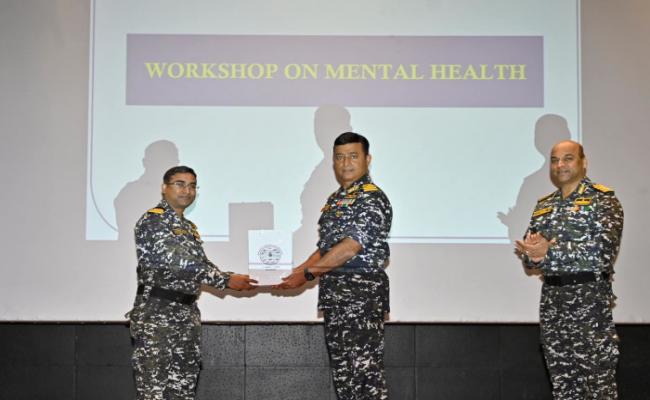 INS Garuda, in Collaboration with Station Health Organisation SHO Kochi, Conducted A Workshop on Stress Management at Sagarika Auditorium, Naval Base on 31 May 2024.