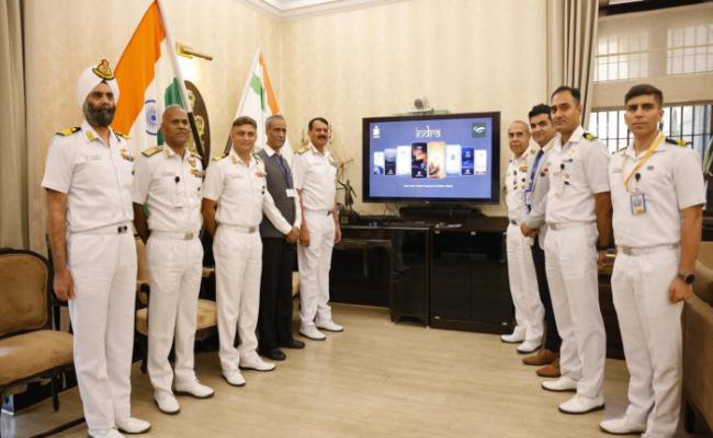 On World Ocean Day Meeting Our Commitment to Safer Oceans and Climate Conservation, Indian Navy Unveil's INDRA - Indian Naval Dynamic Resource for Weather Analysis, Launched by Adm Dinesh K Tripathi CNS.