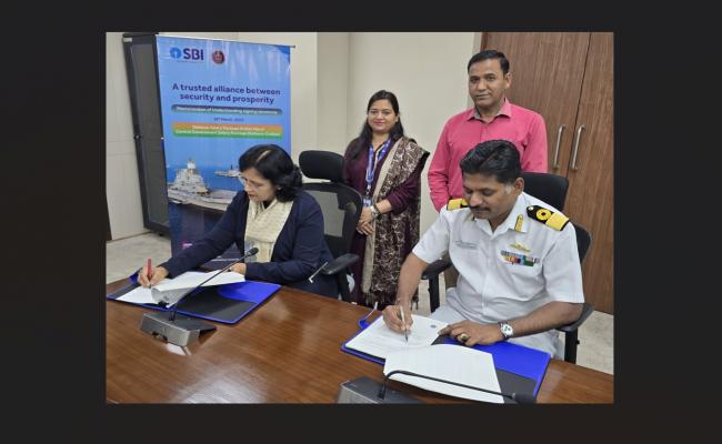 INDIAN NAVY & SBI JOIN HANDS FOR ENHANCED FINANCIAL SECURITY