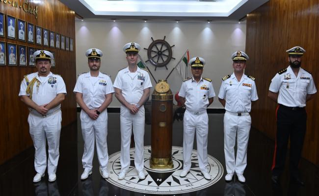 MAIDEN VISIT OF EUNAVFOR SHIPS TO INDIA