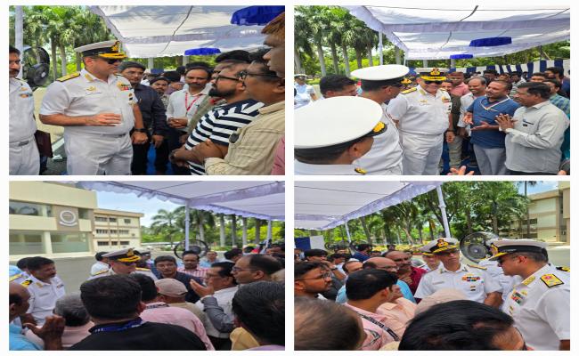 Vice Admiral Sanjay Bhalla Made his First Official Visit to HQENC on 05 Aug 2024