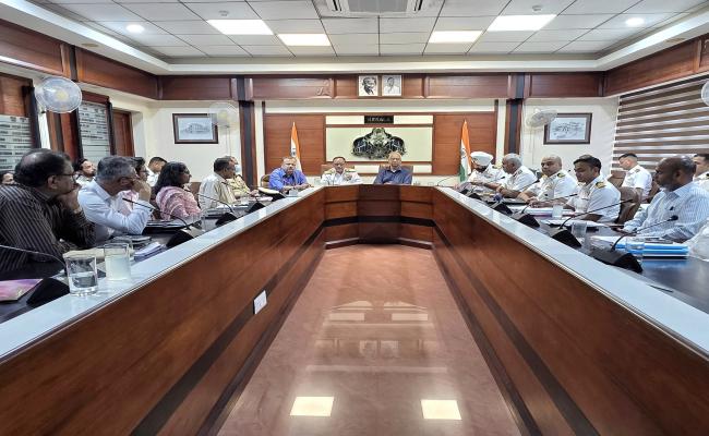 INDIAN NAVY AND GOVT OF KERALA CONDUCTS JOINT COASTAL SECURITY REVIEW MEETING