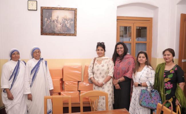 President of NWWA(ER), Visited The Venerated Mother House of The Missionaries of Charity
