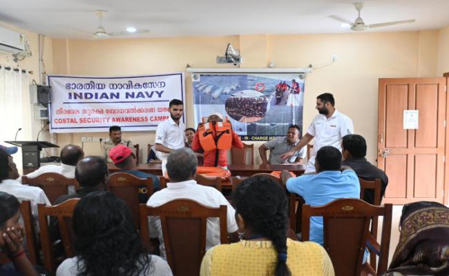 An Awareness Campaign for Fishermen was Conducted by NOIC Kerala at Vizhinjam Fishing Harbour on 30 May 2024