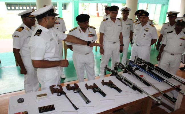 Vice Admiral V Srinivas, FOCINC, SNC visited INS Agrani and allied units at Coimbatore from 27 - 28 June 2024.