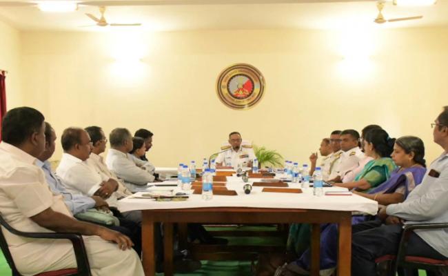 Vice Admiral V Srinivas, FOCINC, SNC visited Sainik School, Amaravathinagar and presided over the 128th Local Board of Administration (LBA) meeting on 28 June 2024.