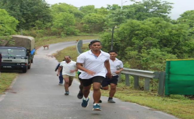 NAD Sunabeda Organized a "5 Km Hill Terrain Josh Run" on 28 June 2024.