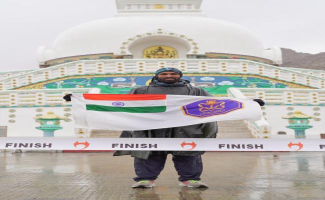Ram Ratan Jat, CHEAA(R) of INAS330 at INS Shikra, Mumbai has Created History by Finishing 2nd in The Hell Ultra Race