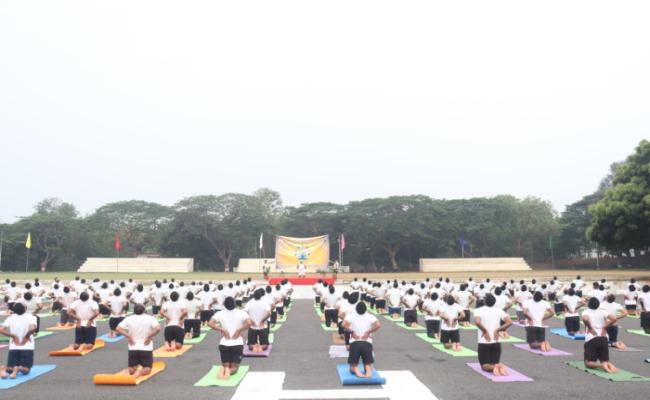 As Part of The Countdown Towards 10th International Day of Yoga Scheduled on 21 June 2024, ENC has Commenced A Series of Yoga Promotional Activities from 11 June 2024.