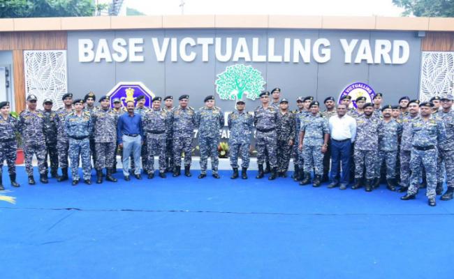 Vice Admiral Rajesh Pendharkar, FOCINC, ENC, Inaugurated The State of The Art Cold/ Cool Room Facility, Named Kalpataru at Naval Dockyard, Visakhapatnam on 28 June 2024.