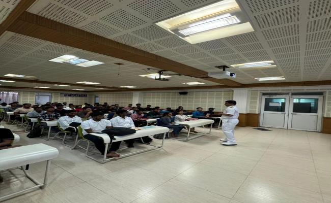 Commander (Dr) Shyama Prasad Dhar of Shipbuilding Center SBC Vizag Delivered an Inspiring Talk on 'Career in The Indian Navy’ at NIT Agartala on 27 August 2024.