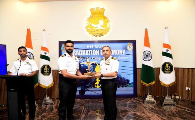 The Valedictory Function for The Second Naval Helicopter Flying Instructors’ Course (NHFIC) was Held at INS Rajali, Arakkonam, ENC on 30 August 2024
