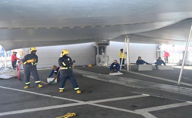 INS Mumbai, an Indigenous Guided Missile Destroyer of The Sunrise Fleet Under HQENC Visited Colombo, Sri Lanka