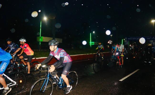 Promotion for Vizag Navy Marathon and The 90-Day Fitness Challenge, Cyclothon Event was Conducted by INS Kalinga in Association with M/s Decathlon.