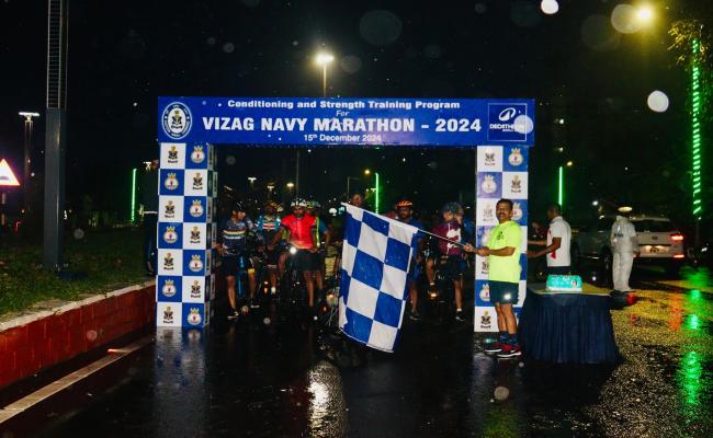 Promotion for Vizag Navy Marathon and The 90-Day Fitness Challenge, Cyclothon Event was Conducted by INS Kalinga in Association with M/s Decathlon.