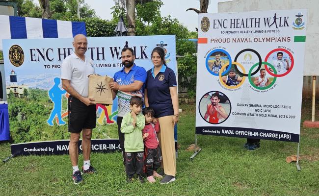 Health Walk was Hosted by ENC Visakhapatnam on 14 September 2024.
