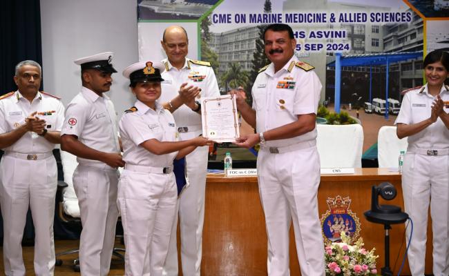 The 39th Annual Conference of The Marine Medicine Society, Themed ‘The Future of Maritime Healthcare: Innovation and Solution,’ was Inaugurated by Admiral Dinesh K Tripathi, CNS, At INHS Asvini on 14 September 2024