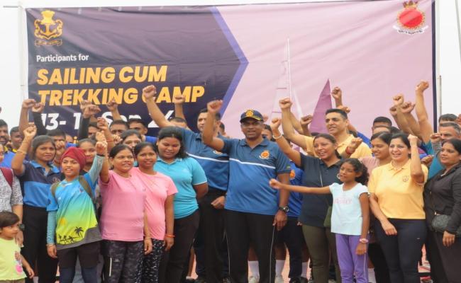 A Sailing Cum Trekking Camp was Hosted by ENC at INS Chilka, Odisha from 12 to 16 September 2024.