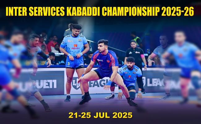 ENC TO HOST THE 52ND INTER SERVICES KABADDI CHAMPIONSHIP 2025-26